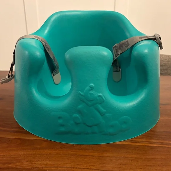 Teal Bumbo Seat with Safety Straps - Picture 1 of 1